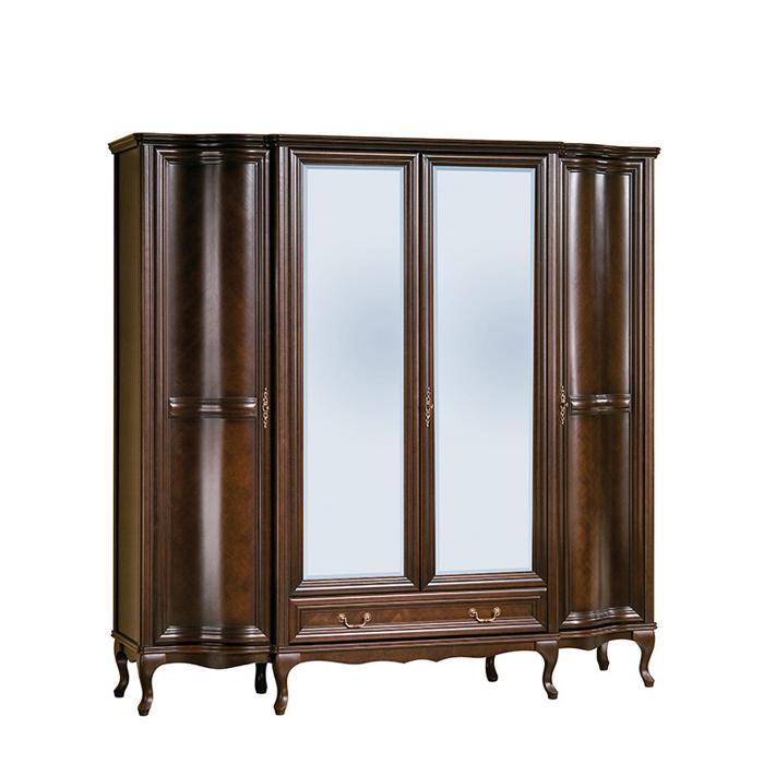 Klassischer Schrank Schränke Schrankwand Kleiderschrank Antik Italienische Möbel - Model W-4D