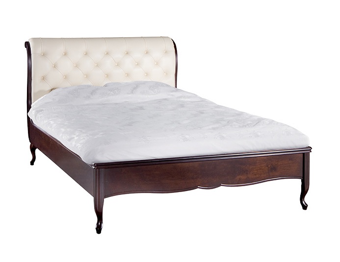 Chesterfield Bett Betten Doppelbett Ehebett Italienische Möbel Holz Leder Textil