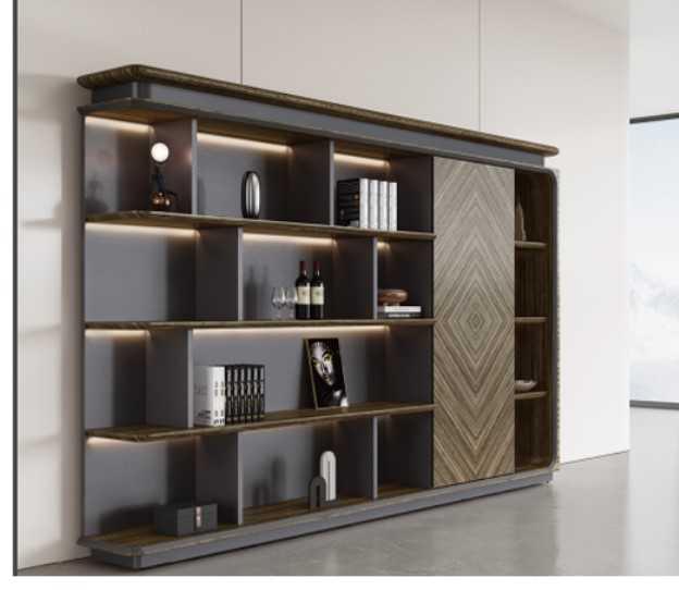 Design Schrank Bücherschrank Aktenregal Office Einrichtung Regal Büro