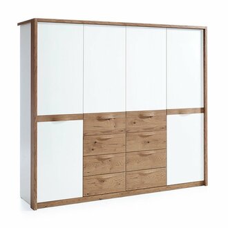 Klassische Schränke Schrank Eckschrank Kleiderschrank Holzschrank - CM-4D